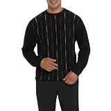 Pronto Uomo Vertical-Stitch Crewneck Sweater