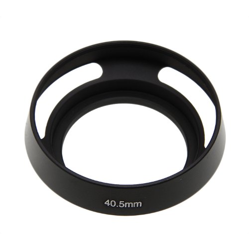 【F-Foto】 40.5mm クラシックメタルレンズフード ブラック ねじ込み式 『 1 Nikkor レンズ 10? F2.8 他各社レンズ対応メタルフード』 【F-Foto】 40.5mm クラシックメタルレンズフード ブラック ねじ込み式 『 1 Nikkor レンズ 10? F2.8 他各社レンズ対応メタルフード』