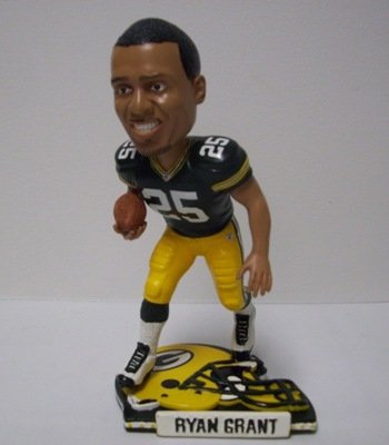 Ryan Grant Green Bay Packers Helmet Base Bobblehead