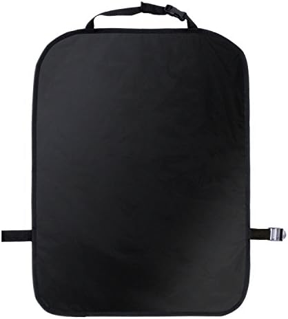 Kick Mats for Car - 2 pack, Waterproof Seat Back Protector, LARGE Nylon Black - Fits Most Sedans