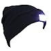 Comfortable Black Knit Beanie with Built-in Five-led Flashlight Provides Bright Light While Running, Camping, or Fishing at Night