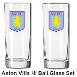 Aston Villa Glass Set