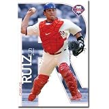 Philadelphia Phillies Carlos Ruiz Sports Poster Print - 22x34 Poster Print, 22x34