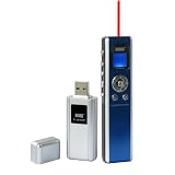August LP106 Laser Presentation Pointer & RF Remote Page Changer & Remote... 