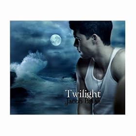 Glasses Cleaning Cloth Small Sized 2-Sided of Twilight Jacob Black at the Beach