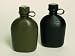 1 Liter Feldflasche Trinkflasche Wasserflasche schwarz oder oliv