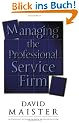 Managing the Professional Service Firm