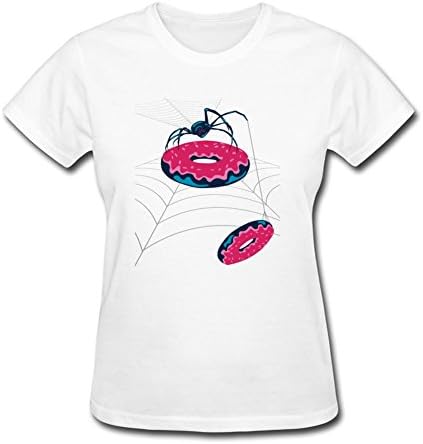 Large Women Donut Widow Popular Customized White Cotton Shirts