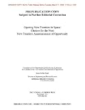 Opening New Frontiers in Space: Choices for the Next New Frontiers Announcement of Opportunity