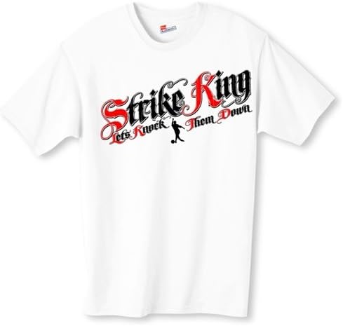 Strike King Bowling T-Shirt- White