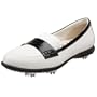 Callaway Women's Couture Moc Golf Shoe,White/Black Patent,US Women's 7.5 M