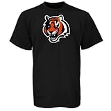 NFL Men's Cincinnati Bengals Logo Premier Tee Shirt (Black, XX-Large)