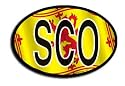 Scotland (Lion) - Wavy Oval Decals