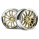 3297 Work XSA 02C Whl 26mm Chr Gld (3mm Offset) by Hpi Racing