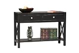 Linon Home Decor 86107C124-01-KD-U Anna Console Sofa Table,