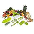 Genius Nicer Dicer Plus - Decoupe facile Legumes et fruits - 11 Pieces