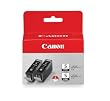 Canon PGI-5 BK 2-Pack Pigment Black Ink Tanks 0628B009