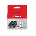 Canon PGI 5 BK 2 Pack Pigment Black Ink Tanks 0628B009 by Canon