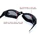 Girlang Swimming Goggles with FREE Protective Case, Nose Clip, Ear Plugs,clear swimming goggles Prescription No Leaking Anti Fog UV,for Adult Men Women Youth Kids Child (Black)