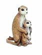 Safari Incredible Creatures Meerkat with Baby Toy Figure