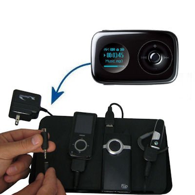 Gomadic Universal Charging Station for the Creative Zen Stone Plus and many other mobile devices - 2nd Generation Design - uses Gomadic TipExchange Technology - 4 tips included