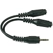 6" Mini Stereo Headphone Y-Adapter