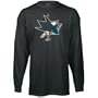 San Jose Sharks Primary Logo Long Sleeve T-Shirt