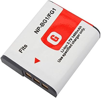 Hodely(TM) NP-BG1 FG1 Battery + Charger for Sony Type G CyberShot DSC-H3 DSC-H7 DSC-H9 DSC-H10 DSC-H20 DSC-H50 DSC-H55 DSC-H70 DSC-H90 H20 H50 H55 HX5 Digital Camera