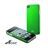 Acase(TM) Superleggera chameleon fit case for iPhone 4 with 2 Screen Protec ....