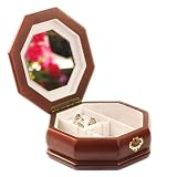 Wooden Jewelry Box / Jewelry Organizer - 6.6 x 6.6 x 2.7, Octangle, Gift Idea