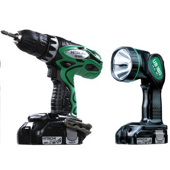 Hitachi DS18DFLS 18V HXP Li-Ion 1.5 Ah Drill Driver with Drill Bit Set