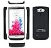 LG G3 Battery Case with Back Buttons Access & 3200 mAh Battery Pack. Use it as backup battery for your LG G3.