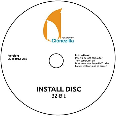 Clonezilla - System Deployment and Imaging Solution similar to Norton Ghost - 32 bit & 64 bit CD