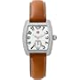 MICHELE Urban Mini Diamond Saddle Calf Skin Watch