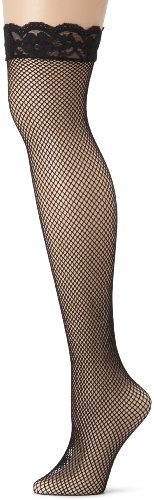 Leg Avenue Women's Queen Lace Top Leg Avenue Women's Fishnet Stockings #9027Q
