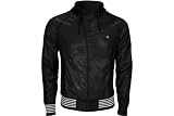 asymmetrical hood jacket Men's