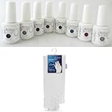 Gelish Soak Off HOUSE OF GELISH Collection + Nova Glove Anti-UV Manicure Glove - 9 Items