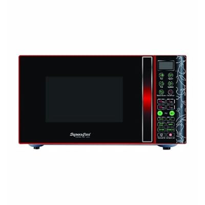 SignoraCare 25 litres Grill MicroWave Oven (Black Red)