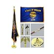 Oregon 3ft x 5ft Flag Flagpole Base and Tassel