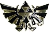 Nintendo Zelda Black and Silver Logo Belt Buckle