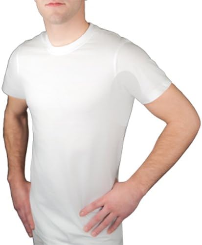 Crew Neck Undershirt: Maximum Plus Sweat-Proof Armpit Pads
