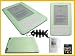 Green Silicone Case for Amazon Kindle 2 Generation Ebook Reader +Kindle 2 LCD Screen Protector+ Free Fishbone Style Keychain