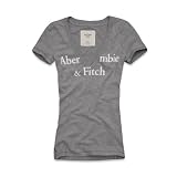 41wGCwJ2wOL. SL160  Abercombie Ashley Light Heather Grey Short Sleeve Top (Small)