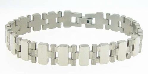 Heavy Mens Hammer Chain Link Titanium Men’s Bracelet