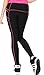 Neonysweets Womens Legging Sports Workout Tights Running Yoga Pants Black Rose L