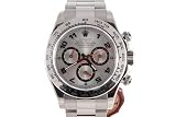 Rolex Mens White Gold Daytona Silver Dial