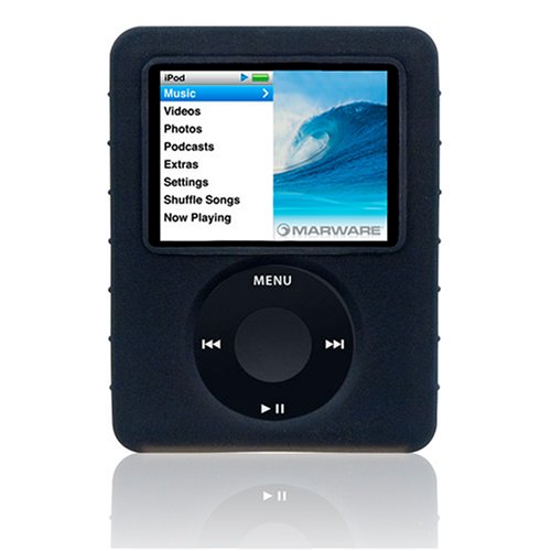 トリニティ iPod nano(3rd)用シリコンケース(ブラック)[SportGrip for iPod nano (3rd)Black] MW-SGNN3-BK