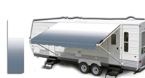 RV Patio Awning Fabric Ocean Blue Fade 19' *(approximate fabric width 18' 2-3
