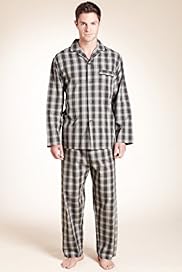 Pure Cotton Long Sleeve Checked Pyjamas