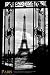 Eiffel Tower (Through Gates, 1909) Art Poster Print - 24" X 36"